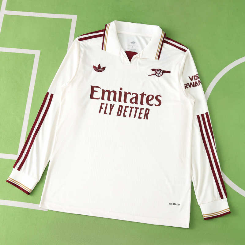 Arsenal Tercera Camiseta 2025/26 - Manga Larga