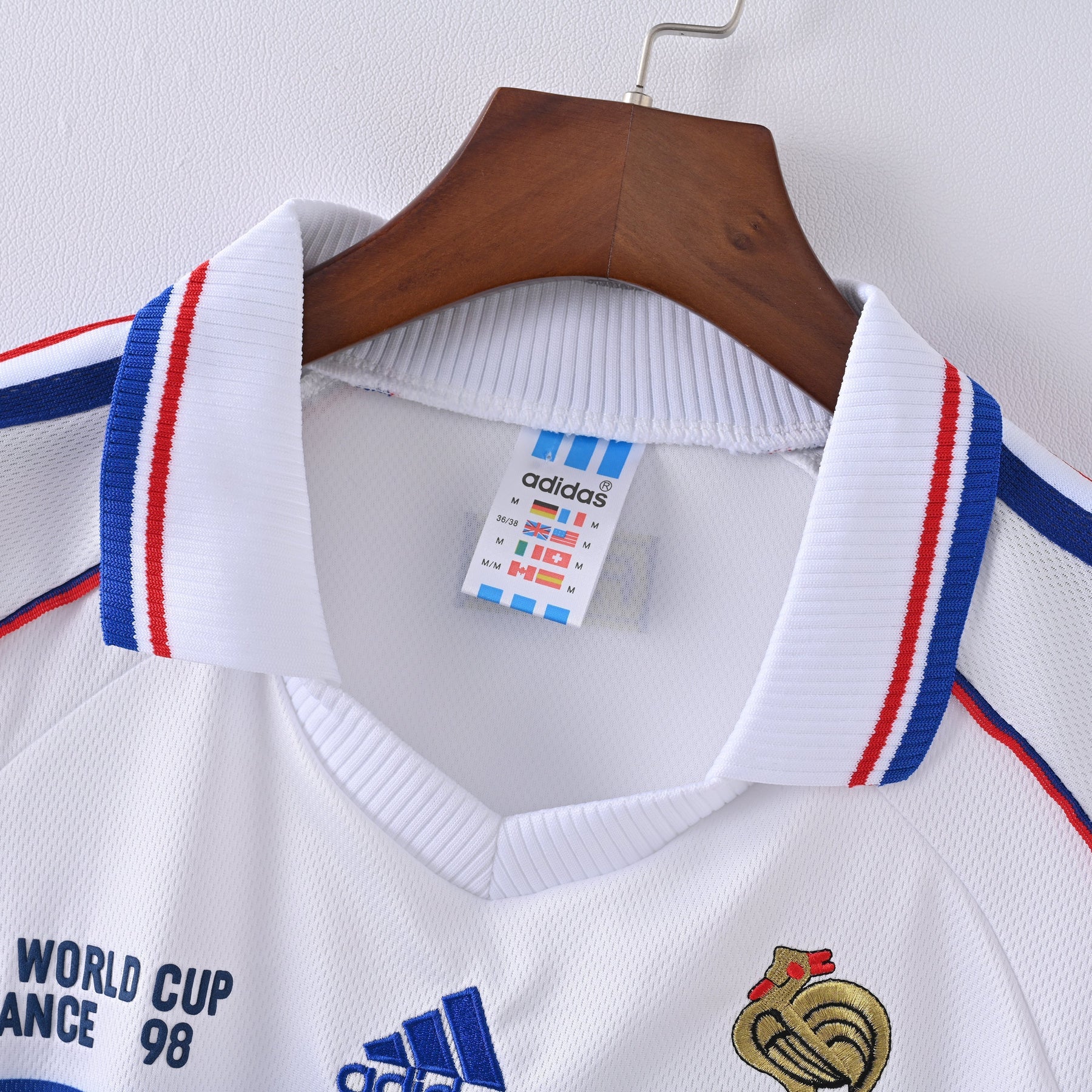 Francia Mundial Camiseta Visitante 1998 - Retro