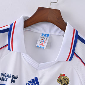 Francia Mundial Camiseta Visitante 1998 - Retro