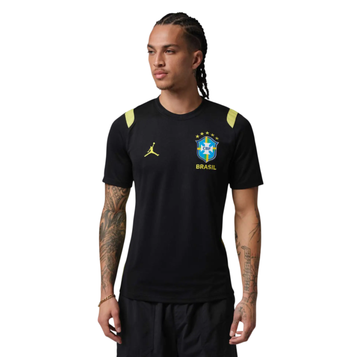Camisa do Brasil Academy 26/27 Torcedor Masculina Nike Jordan