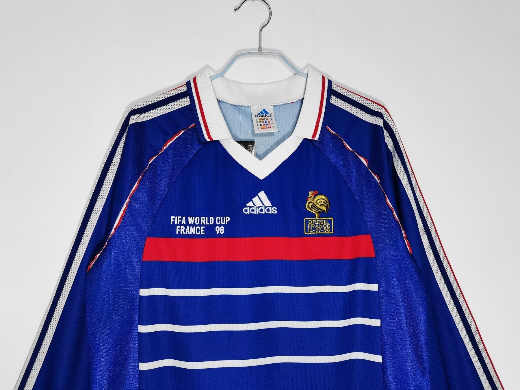 Francia Mundial Camiseta Local 1998 - Retro - Final