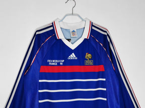Francia Mundial Camiseta Local 1998 - Retro - Final