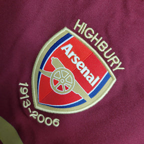 Arsenal Retro Camiseta Local 2005/06 - Manga Larga