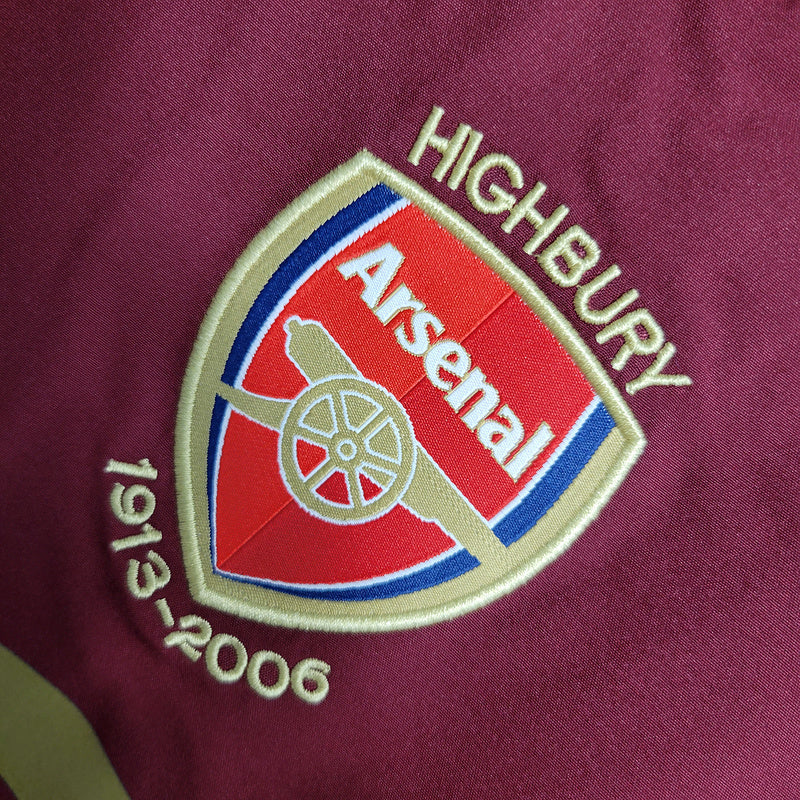 Arsenal Retro Camiseta Local 2005/06 - Manga Larga
