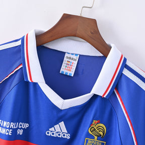 Francia Mundial Camiseta Local 1998 - Retro