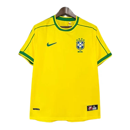 Brazil Retro 1998 Home Jersey