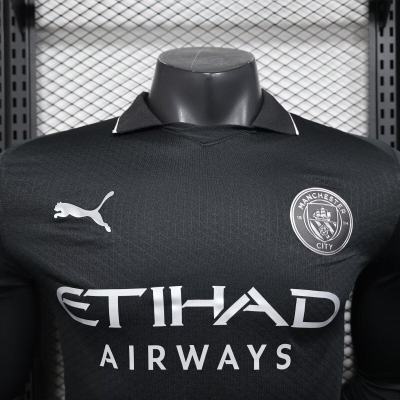 Manchester City Player Camiseta Visitante 2025/26 - Manga Larga