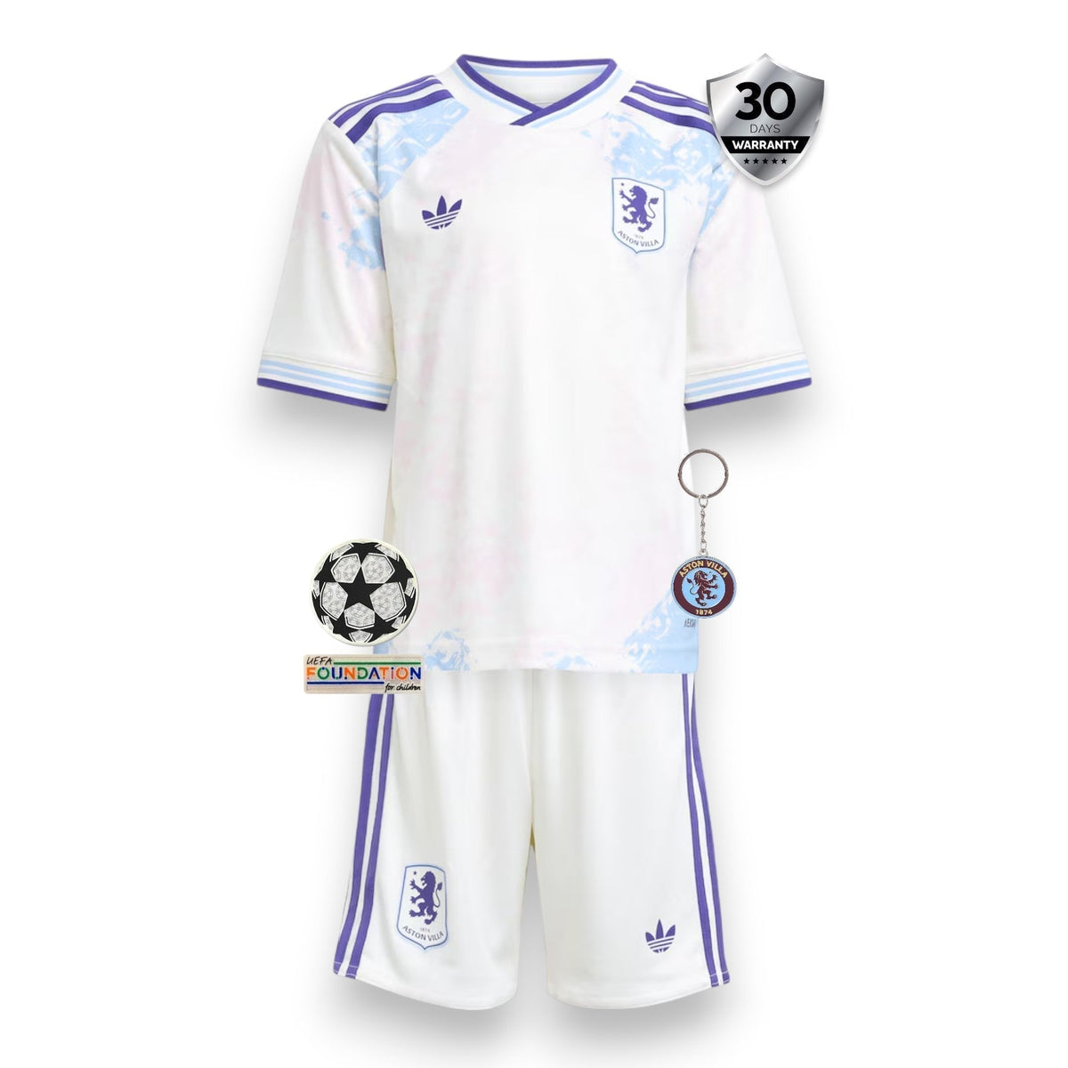 Aston Villa Tercera Camiseta 2025/26 - Niños