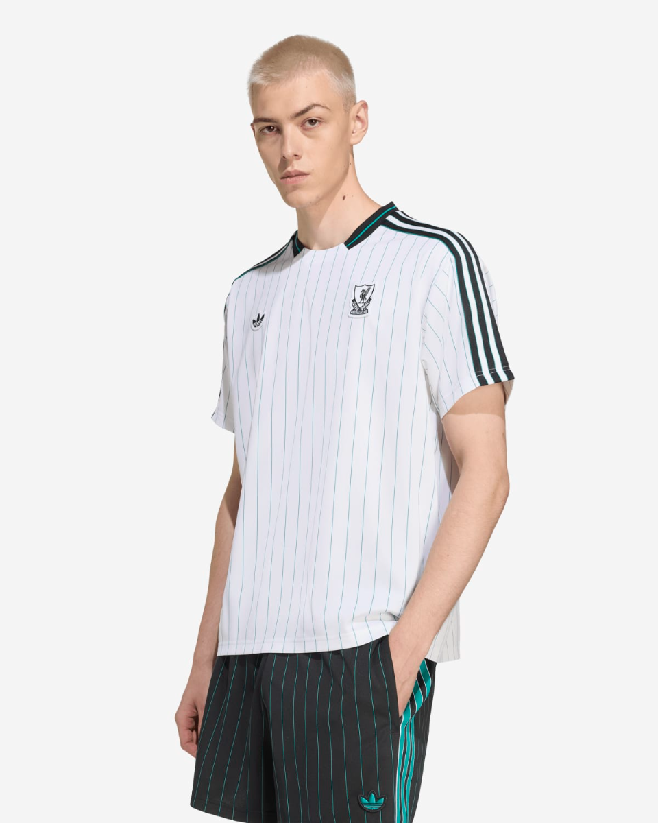 Liverpool adidas Icons White Camiseta 2025/26