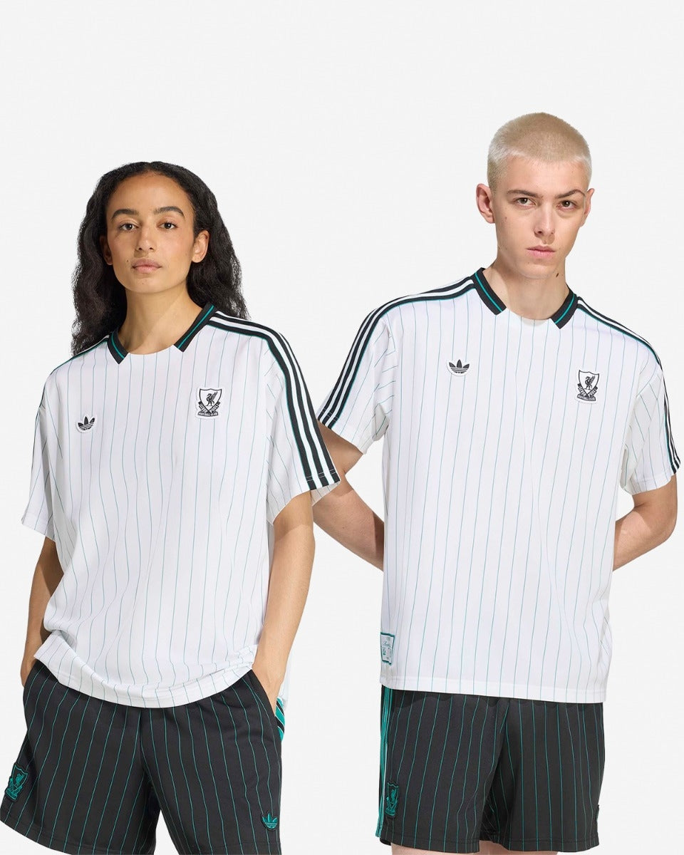 Liverpool adidas Icons White Camiseta 2025/26