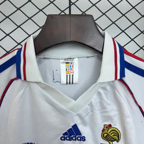 Francia Retro 1998 Mundial Camiseta Visitante - Niños