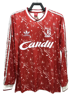 Liverpool 89/91 I Home Jersey - Long Sleeve Retro Version