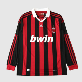 AC Milan - Retro Home 2009/10 Long Sleeve Jersey