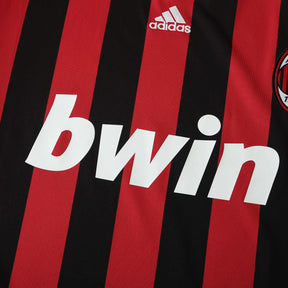 AC Milan - Retro Home 2009/10 Long Sleeve Jersey