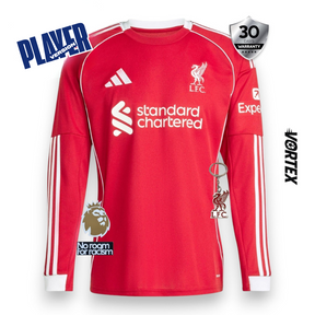 Liverpool Player Camiseta Local 2025/26 - Manga Larga