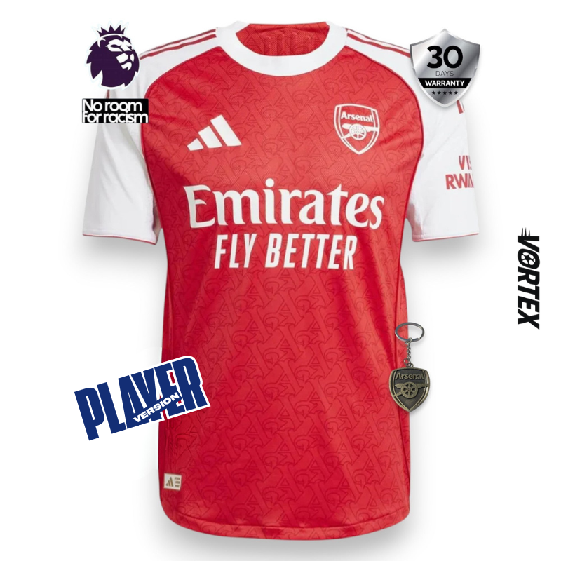 Arsenal Camiseta Local 2025/26 - Versión Jugador