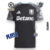 Aston Villa Camiseta Visitante 2025/26 - Versión Jugador