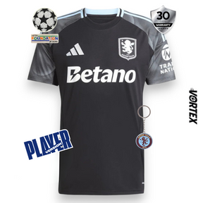 Aston Villa Camiseta Visitante 2025/26 - Versión Jugador