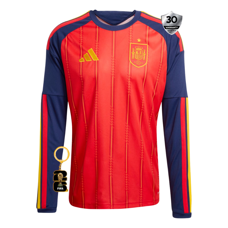 España Mundial Camiseta Local 2026 - Manga Larga