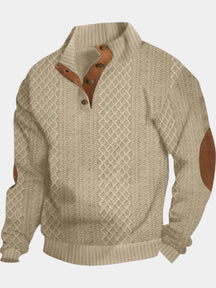 Javier | Suéter Retro de Confort Clásico